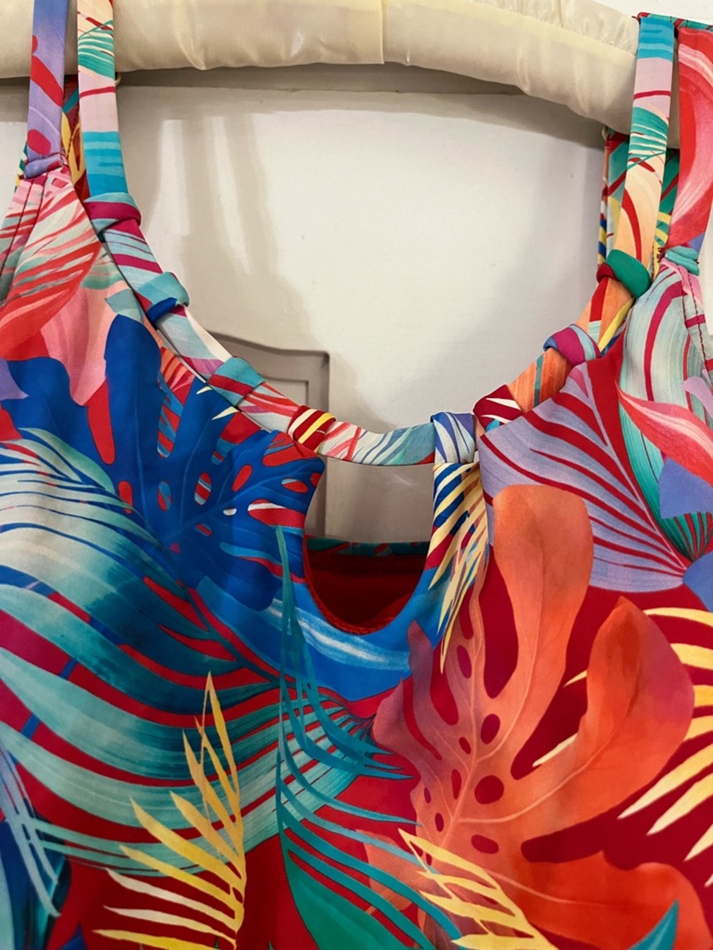 Sunsets Escape Tropical Sadie Tankini Top Sz 14 and Sporty Swim Skirt Sz XL - Picture 4 of 12